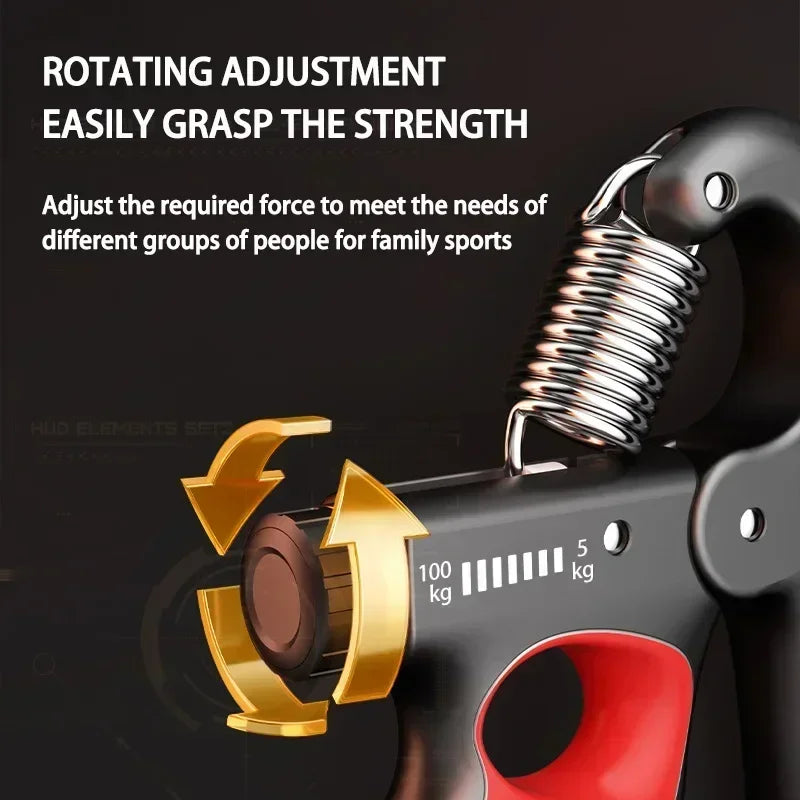 5-100kg Adjustable Grip Strength Trainer