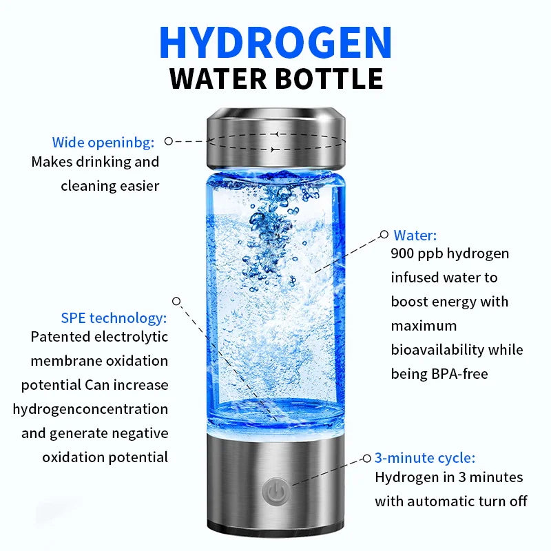 Hydrogen Water Bottle - 420mL